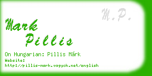 mark pillis business card