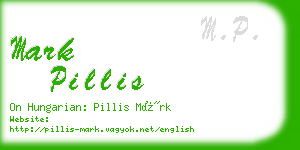 mark pillis business card